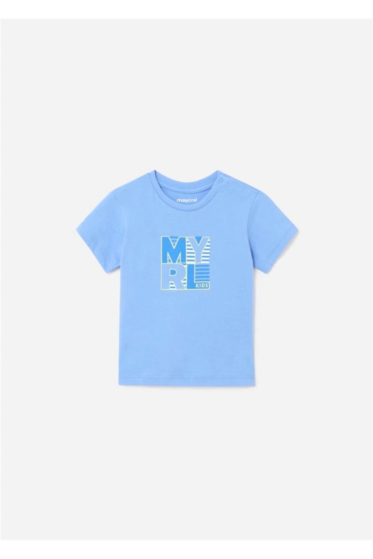 Mayoral Erkek Bebek Baskılı Tişört Mavi 106