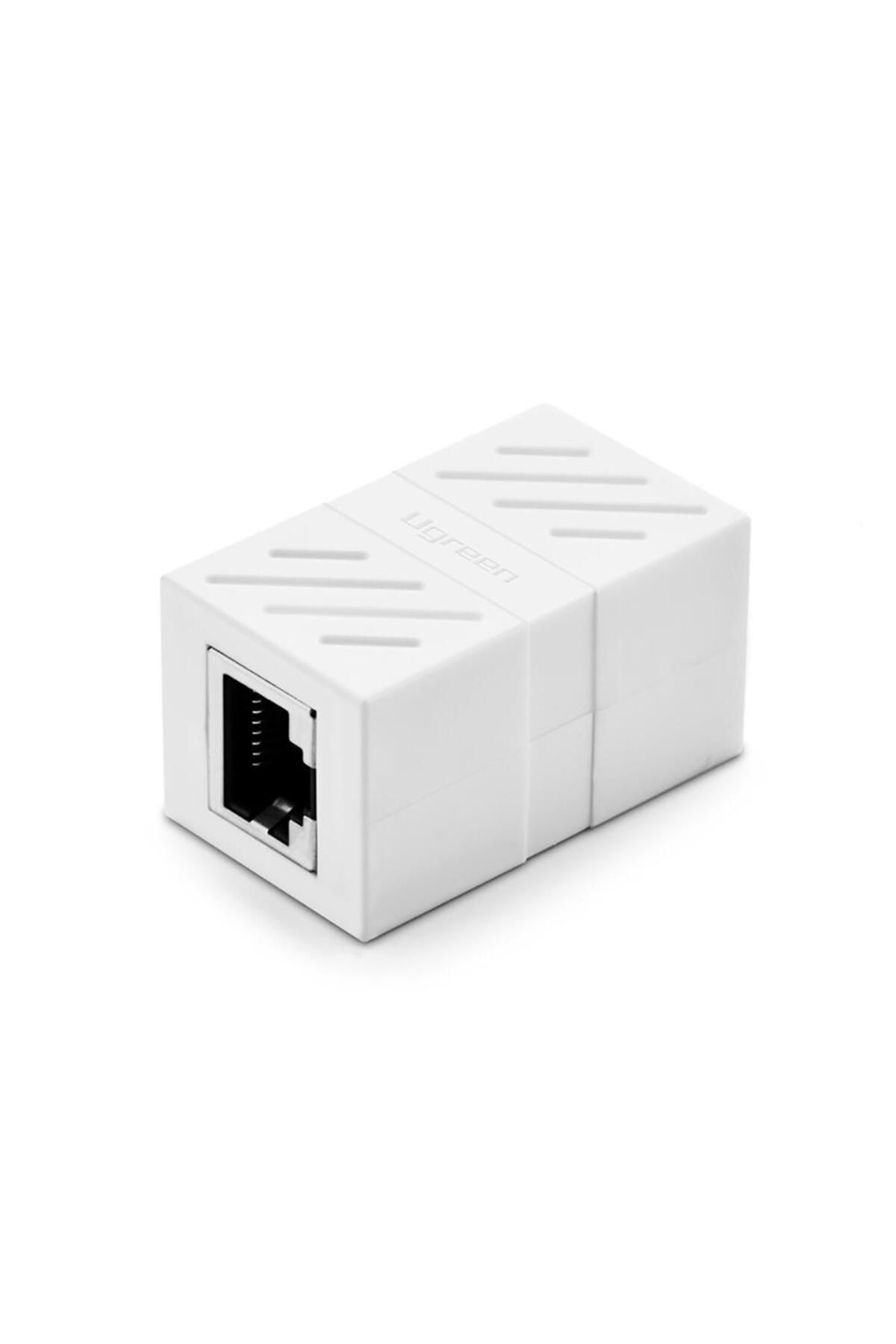 Ugreen Rj45 Cat6 Cat7 Cat8 Ethernet Kablo Uzatma Aparatı Beyaz