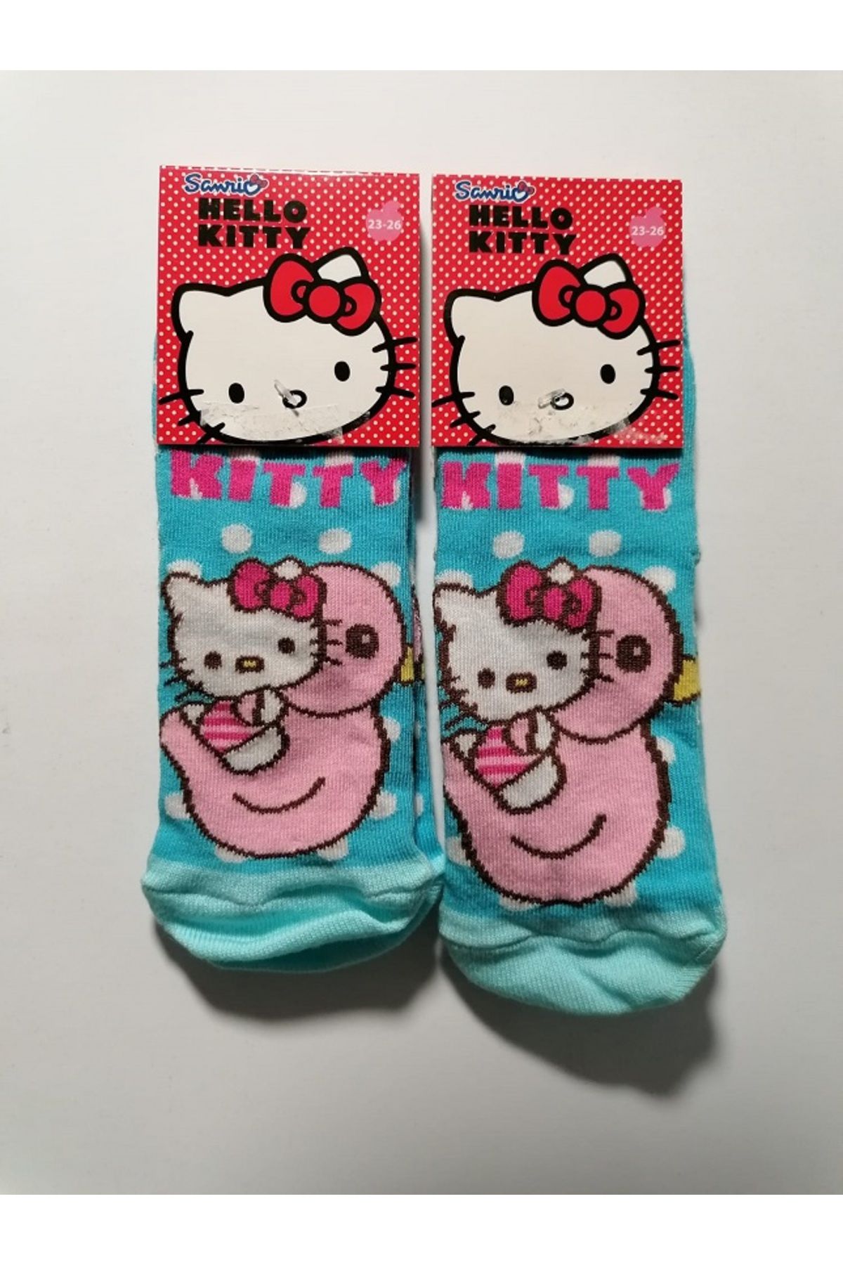 Hello Kitty LİSANSLI 2'Lİ ÇOCUK SOKET ÇORAP