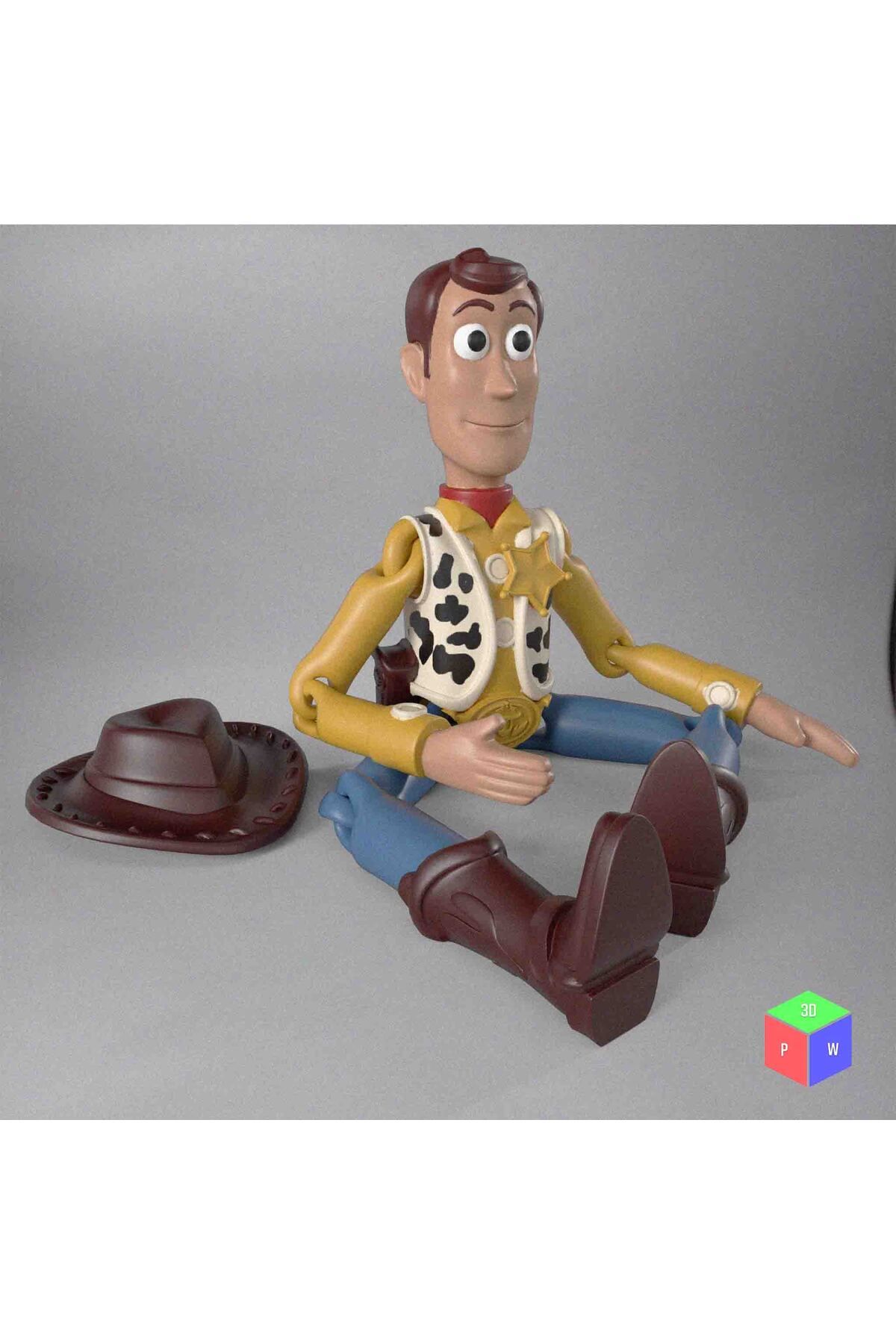 Lineex Art Toy Story Woody - Oyuncak Hikayesi Woody (25CM) Dev Boy Oyuncak Figür Süs Eşyası
