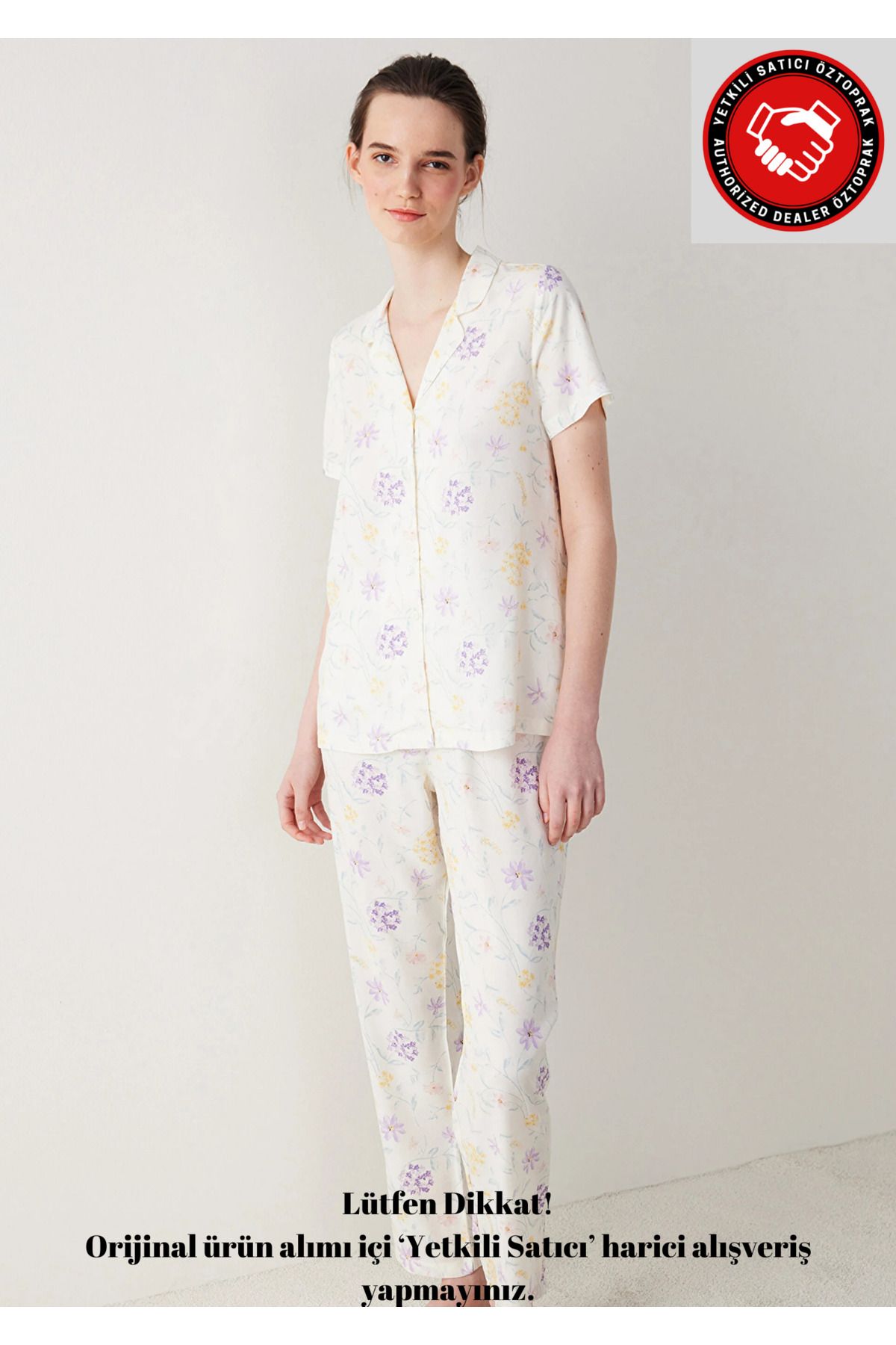 Penti Base Spring Beyaz Pijama Takımı