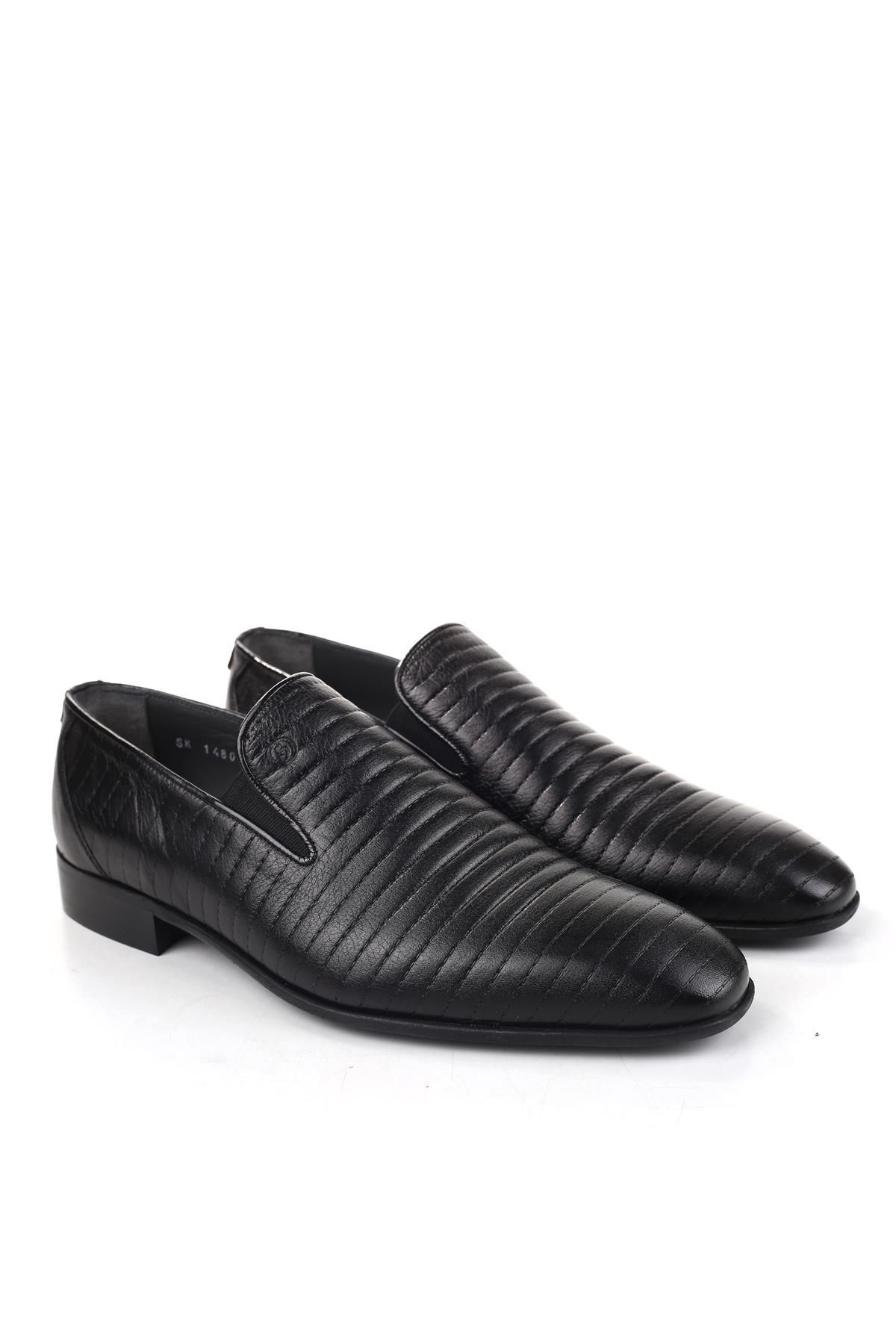 Smart 1480 Hakiki Deri Bağcıksız Klasik Erkek Ayakkabı