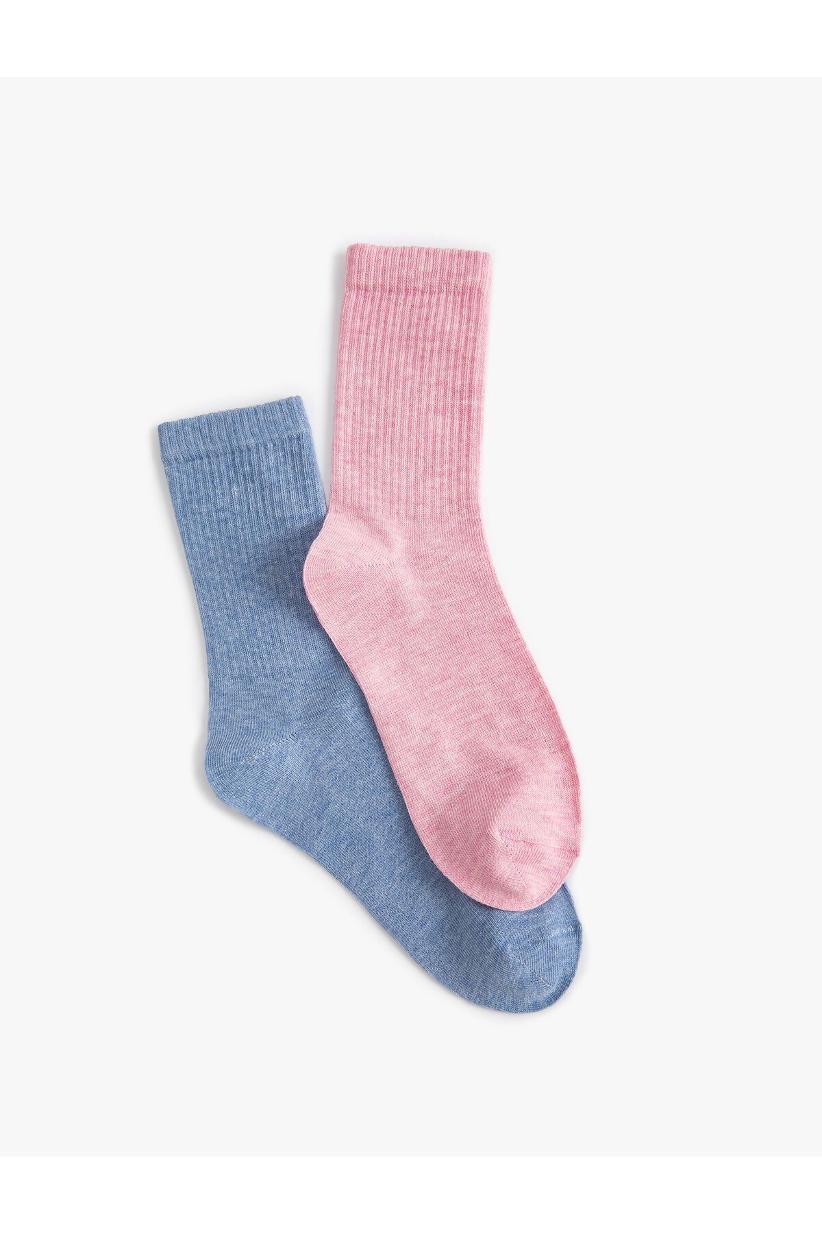 Koton 2'li Soket Çorap Seti Dokulu Çok Renkli
