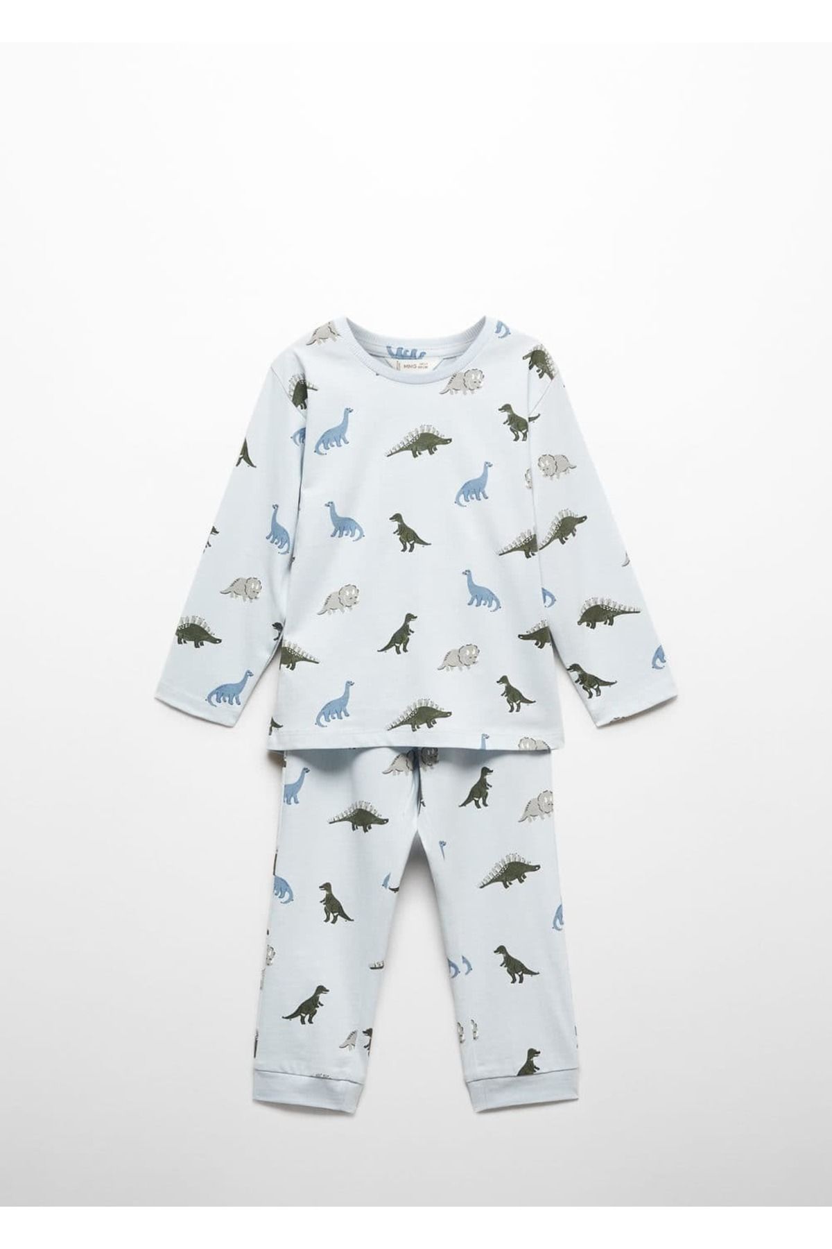 MANGO Baby Desenli uzun pijama