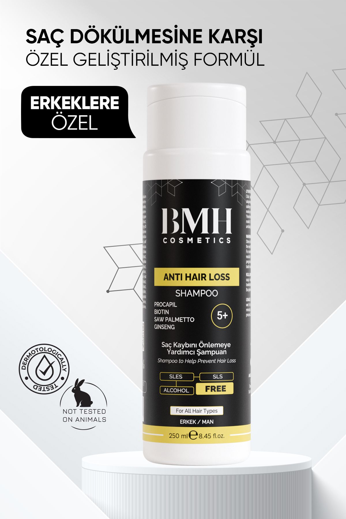 BMH Cosmetics Bmh 5 Erkek Saç Dökülme Karşıtı Şampuan