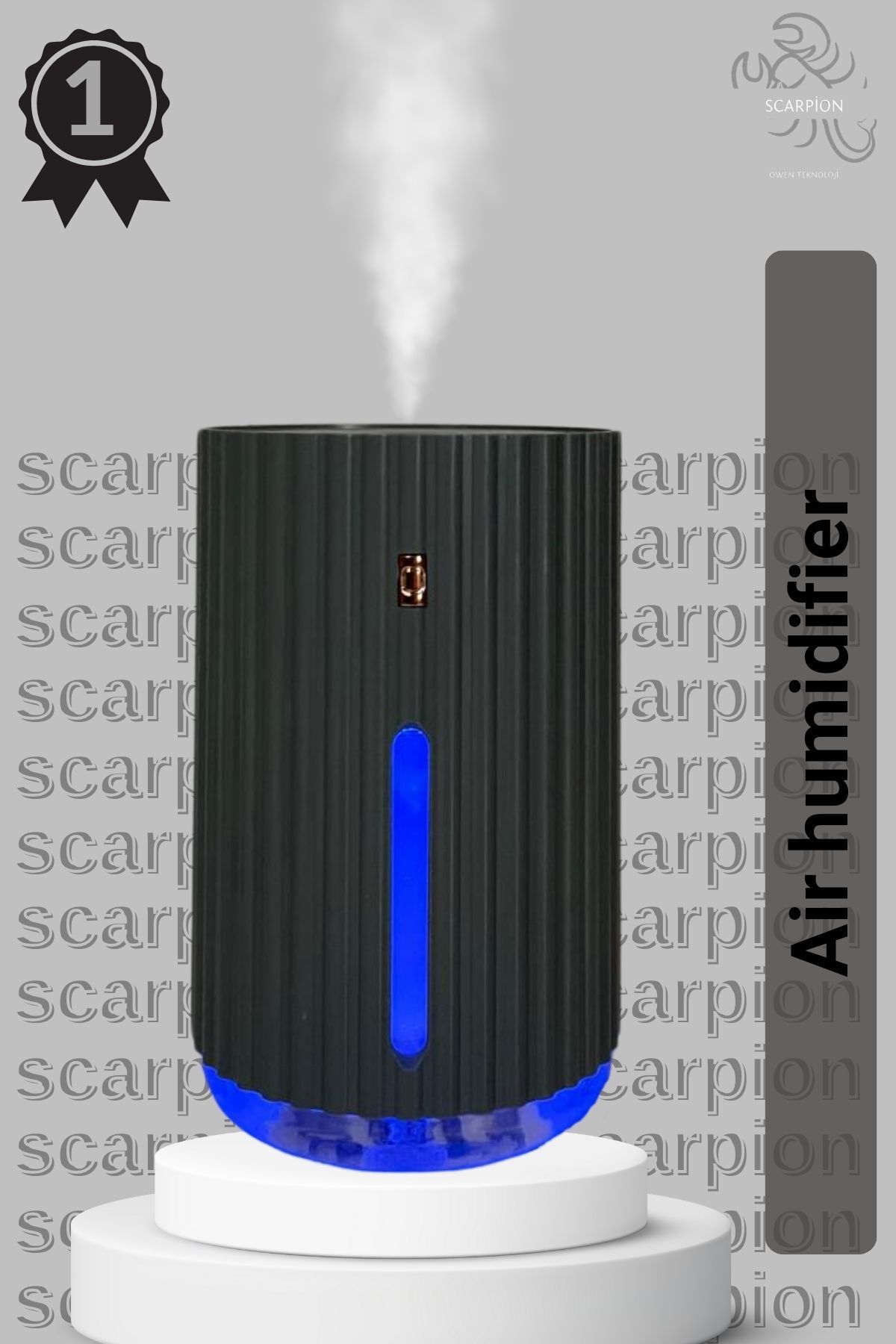 SCARPİON Hava Nemlendirici 320ml H2o Humidifier Ve Elektrikli Aroma Terapi Difüzörü