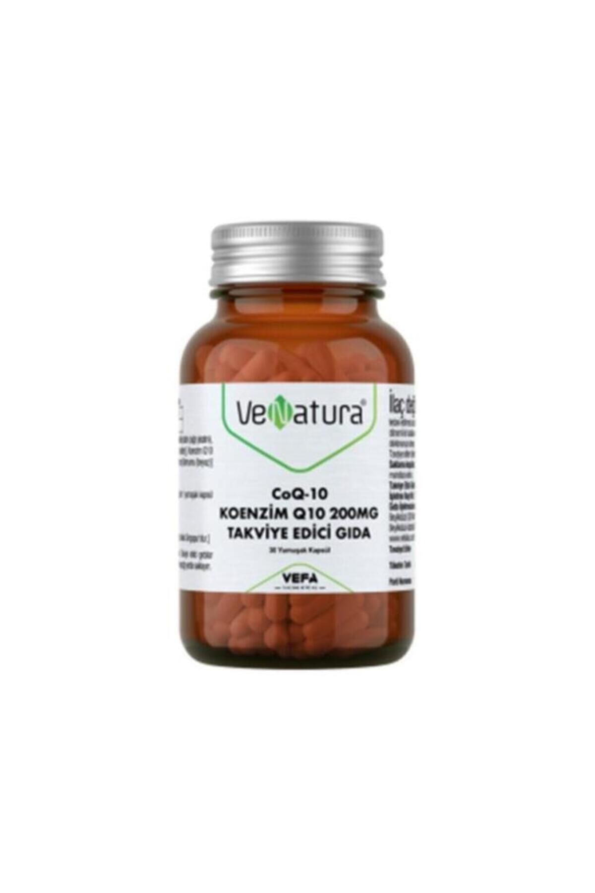 Venatura Coq-10 Koenzim Q10 200 Mg Takviye Edici Gıda 30 Kapsül