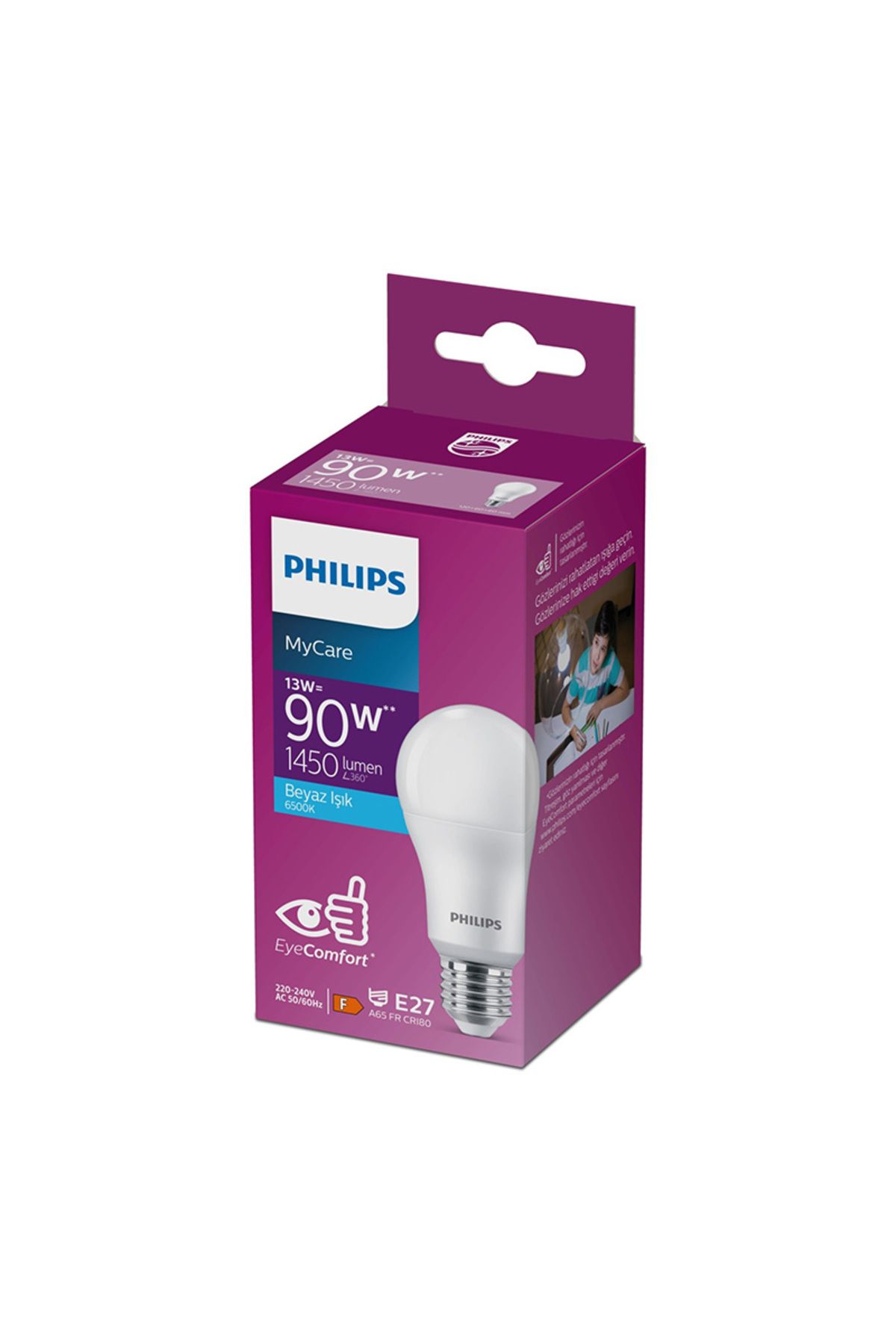 Philips Essential 13 W 6500k Beyaz Işık E27 Led Ampul