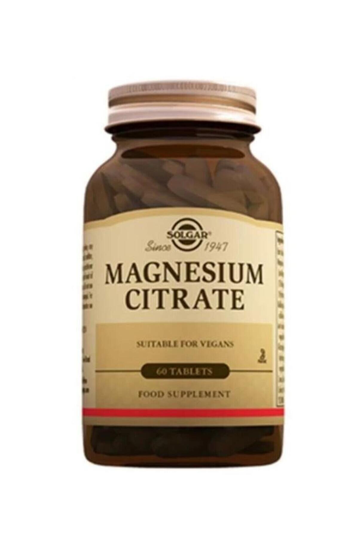 Solgar Magnesium Citrate 200 Mg 60 Tablet Mineral