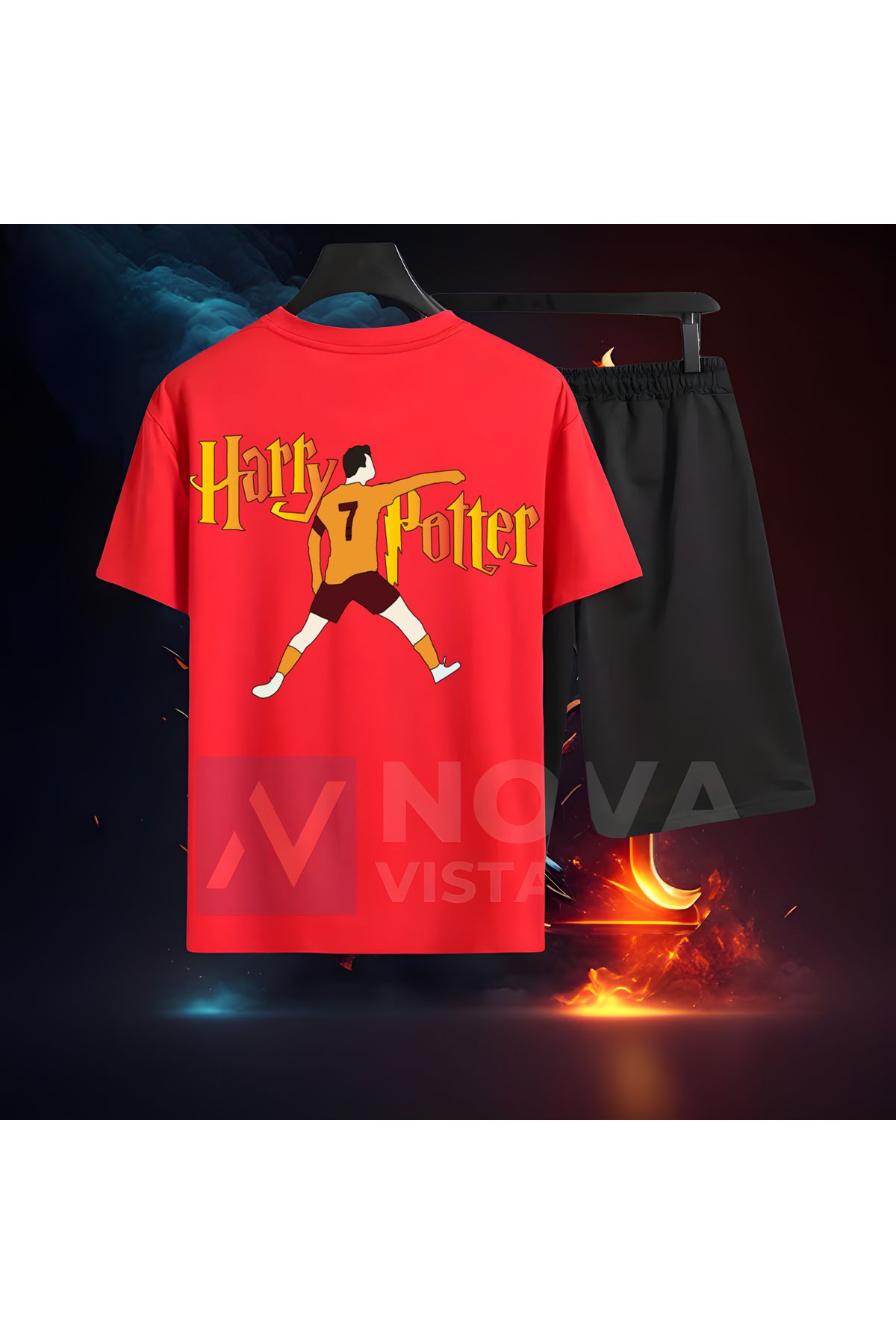 Biy Store Kerem Aktürkoglu harry potter gol  baskılı unisex tişört t-shirt şort takımı