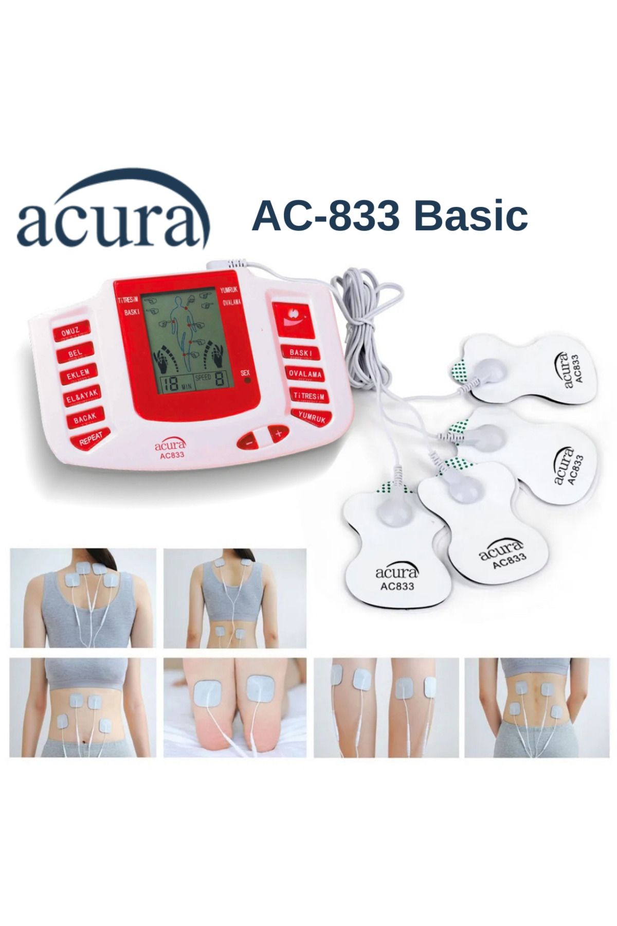 Acura AC-833 Basic Tens Masaj Cihazı