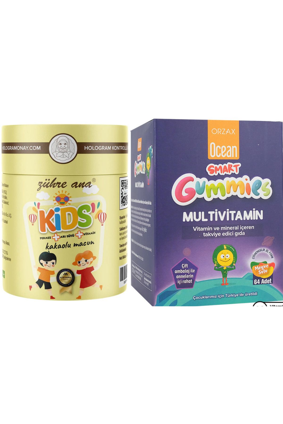 Zühre Ana Kids Macunu 240ml + Ocean Smart Gummies Multivitamin 64'lü