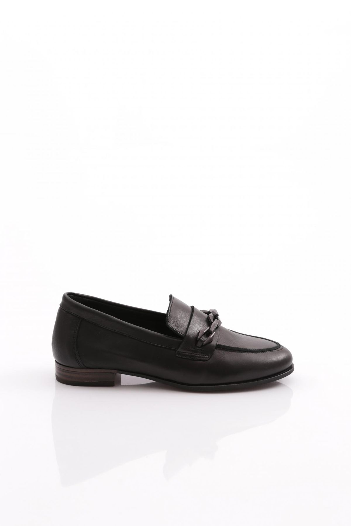 Mammamia D24ya-3215 Kadın Deri Loafer Ayakkabı