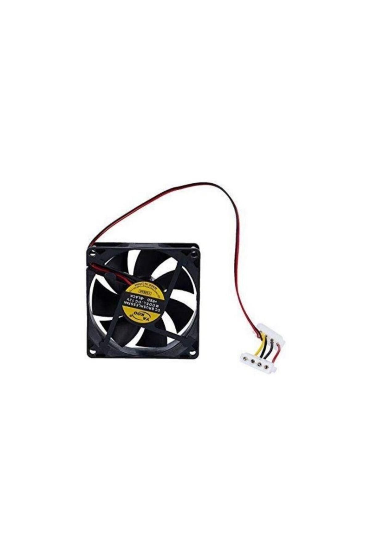 KEEPRO 9 Cm 12 Volt Fan 12 Volt 9 Cm Çift Molex 12 Volt Fan 90x90x25mm 30 Cm Kablo Uzunluğu 12 Volt Fan