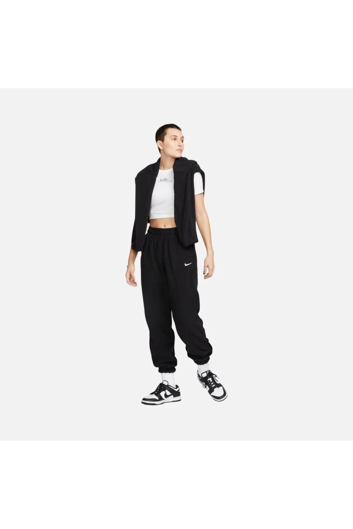 Nike Sportswear Fleece High Waisted Oversized Kadın Eşofman Altı