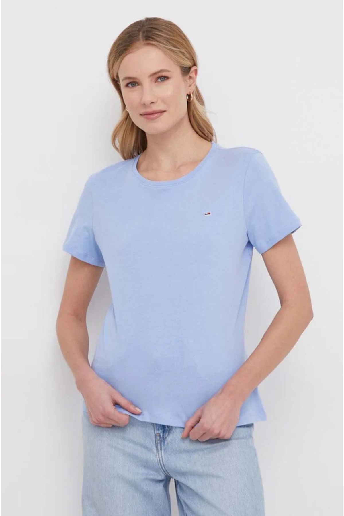 Tommy Hilfiger ORGANIC COTTON REGULAR FIT WOMEN T-SHİRT