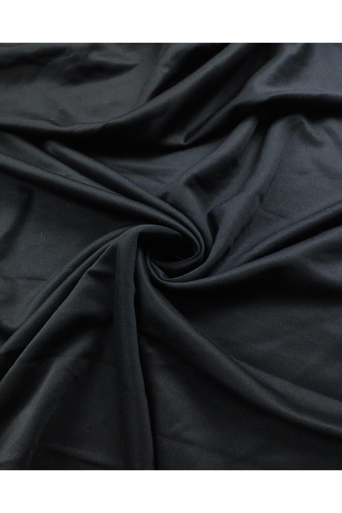 Kumaş Parça Jarse Dalgıç Benzeri Siyah En: 160 cm