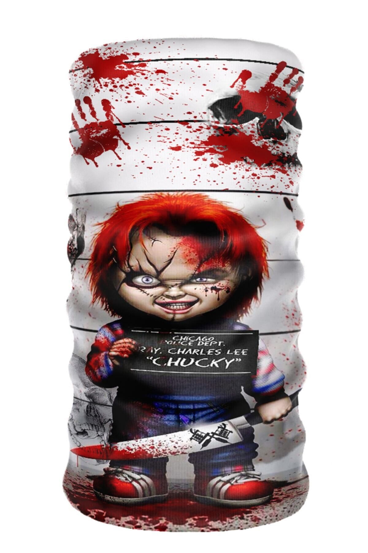 DeBuff Collar Chucky's Curse Come Back Buff Baf Dikişsiz Tüp Boyunluk Bandana