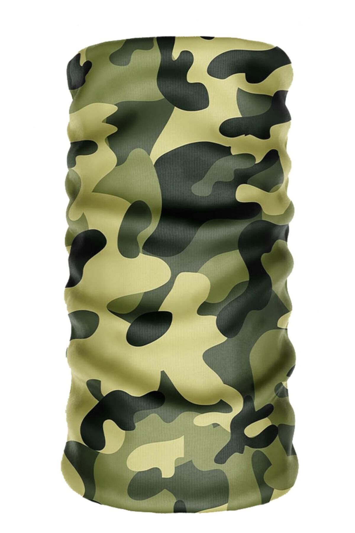 e-Taktik Camouflage Forest Sporcu Saç Bandı Buff Baf Bandana