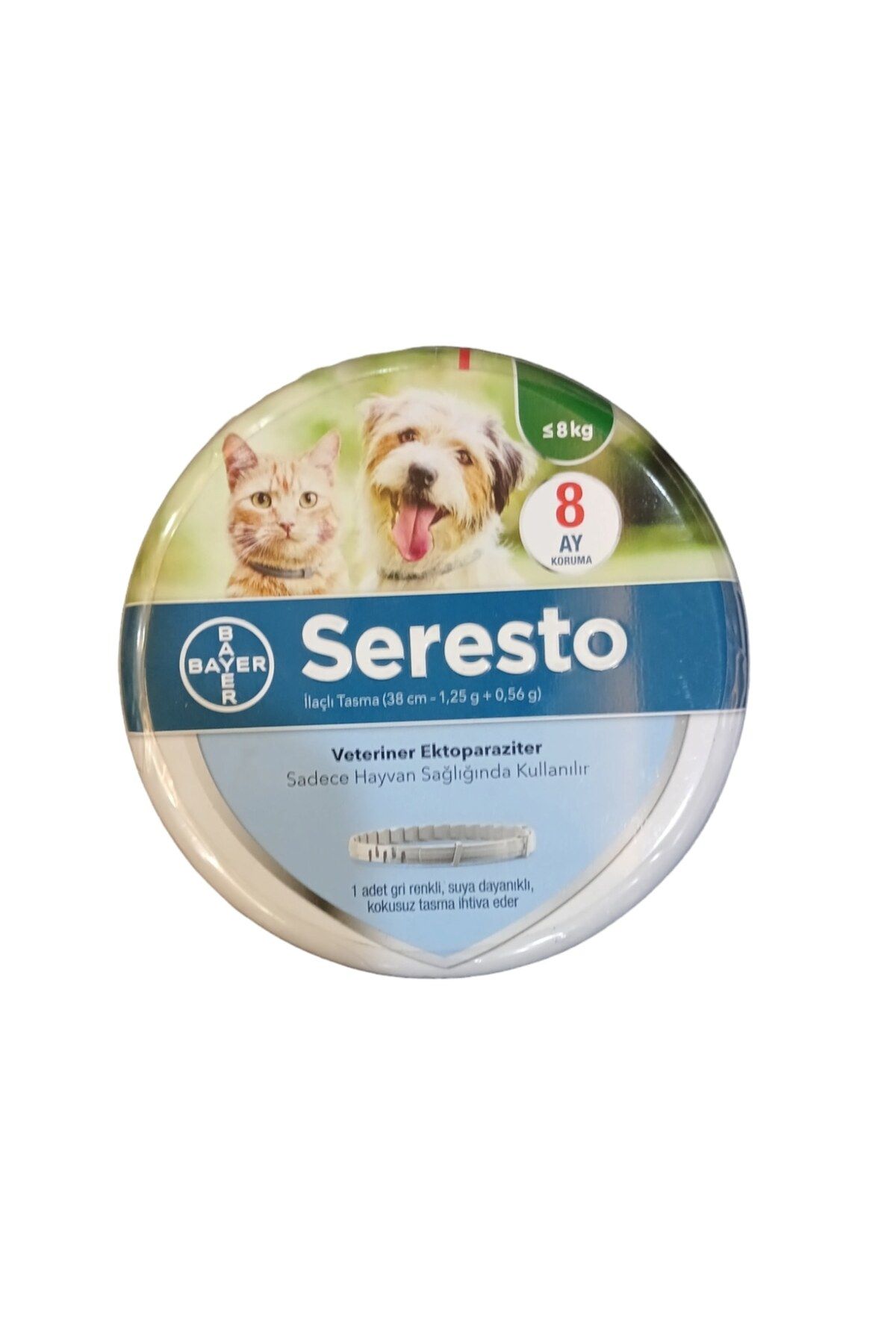 Seresto kedi ve küçük boy köpekler için 0-8 kg arası