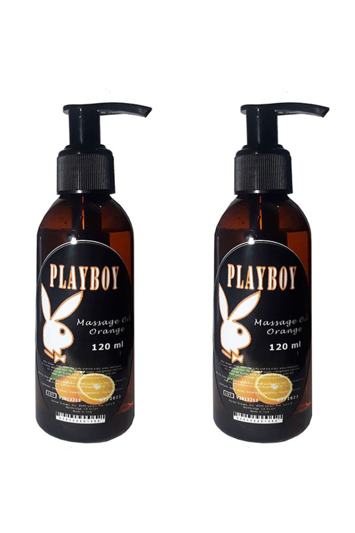 Playboy Portakal Aromalı Vücut Masaj Yağı 120 ml X 2