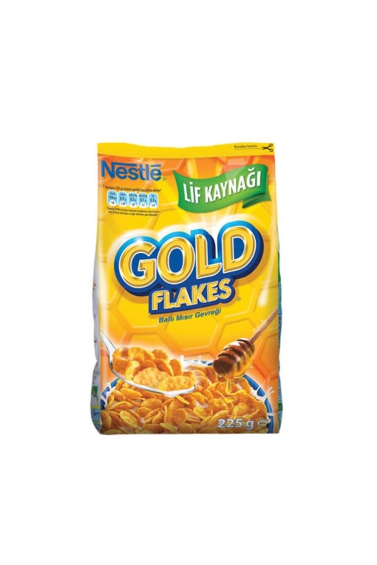 Nestle Gold Flakes Honey 225 Gr. (4'lü)