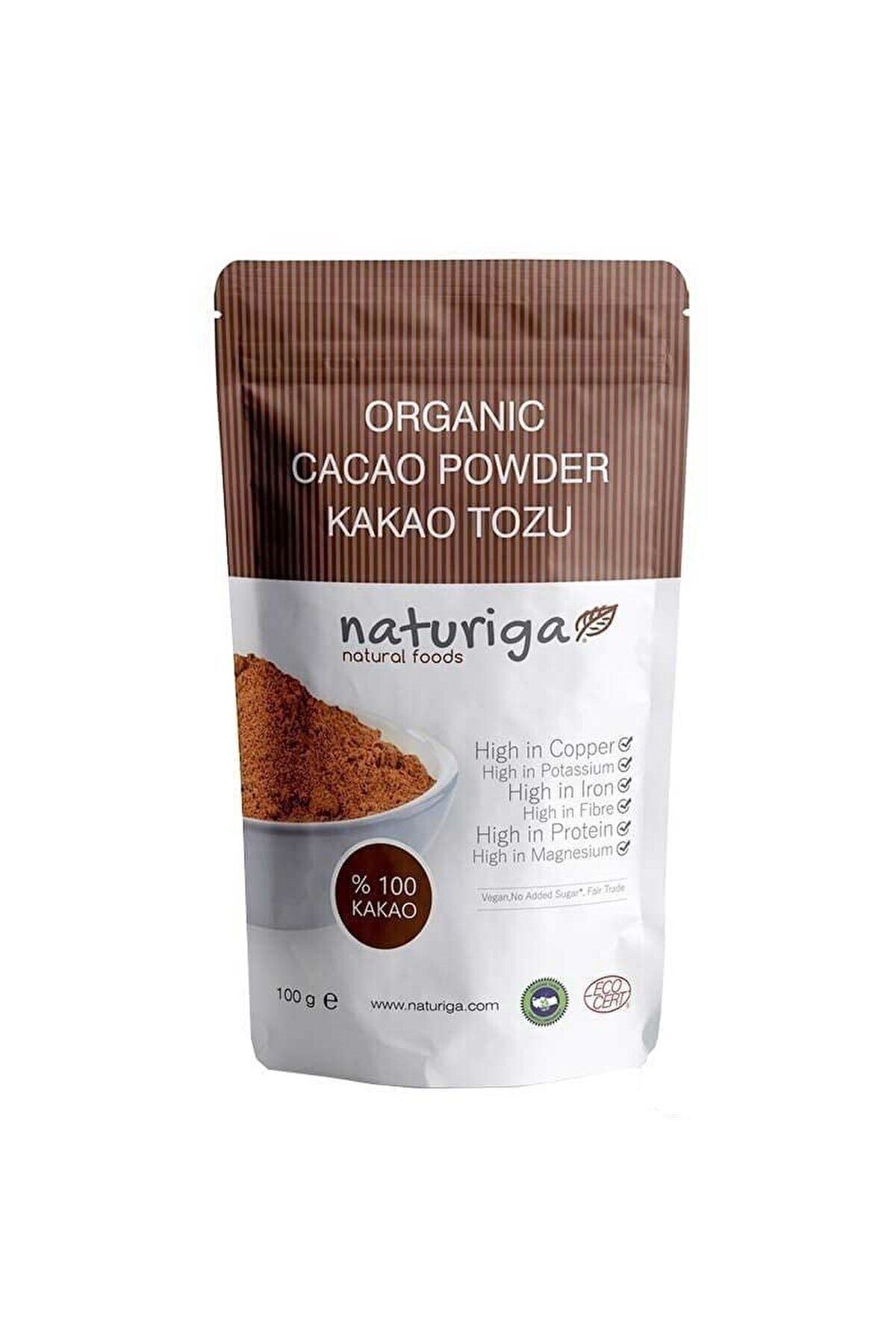 Naturiga Organik Kakao Tozu 100 gr