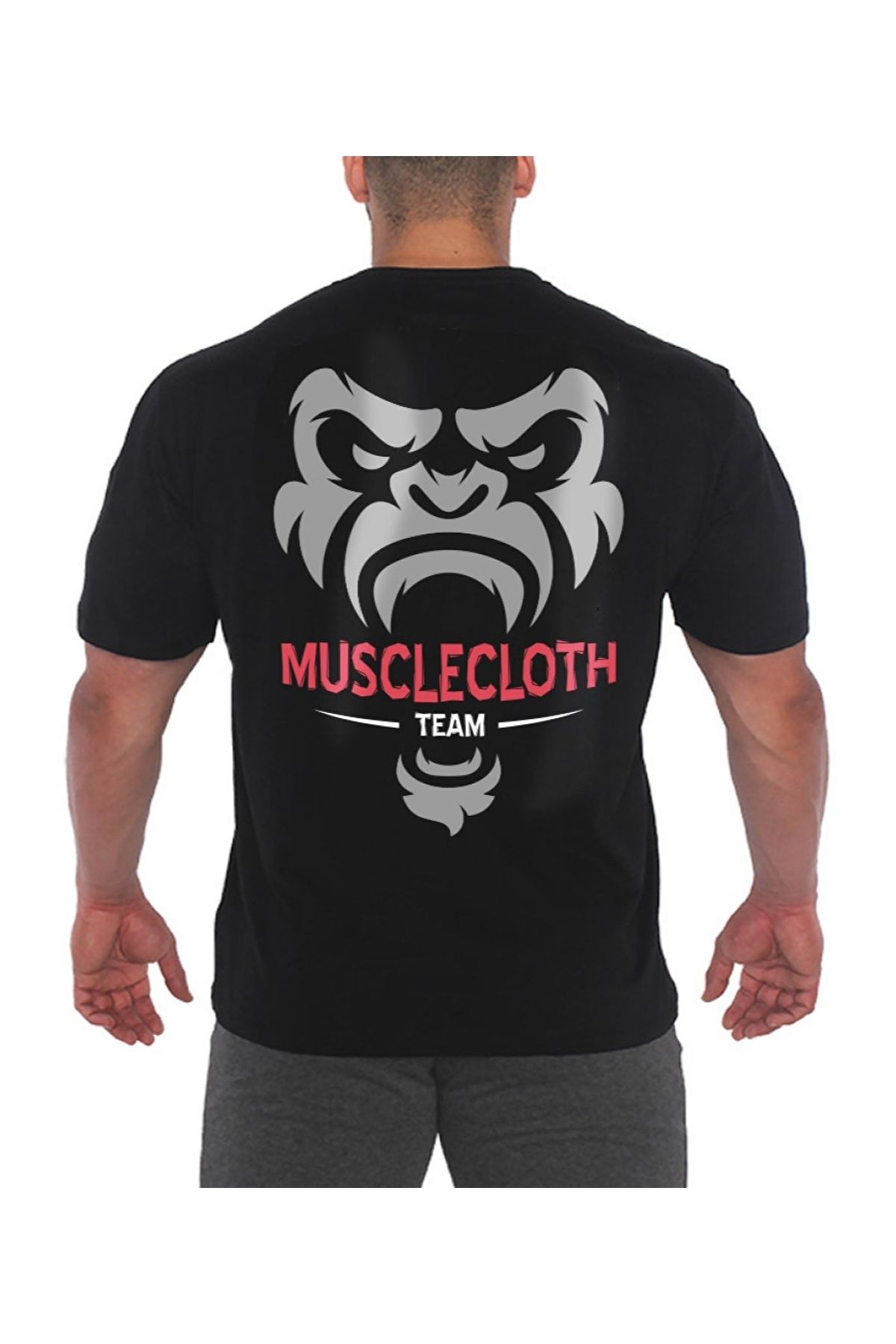 MUSCLECLOTH Team Oversize T-shirt Siyah