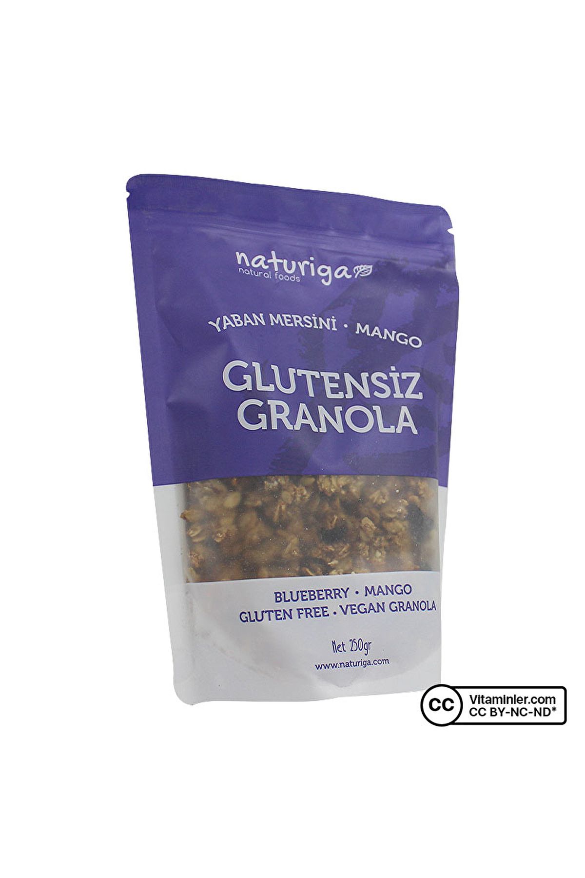Naturiga Glutensiz Granola Yaban Mersini 250 gr