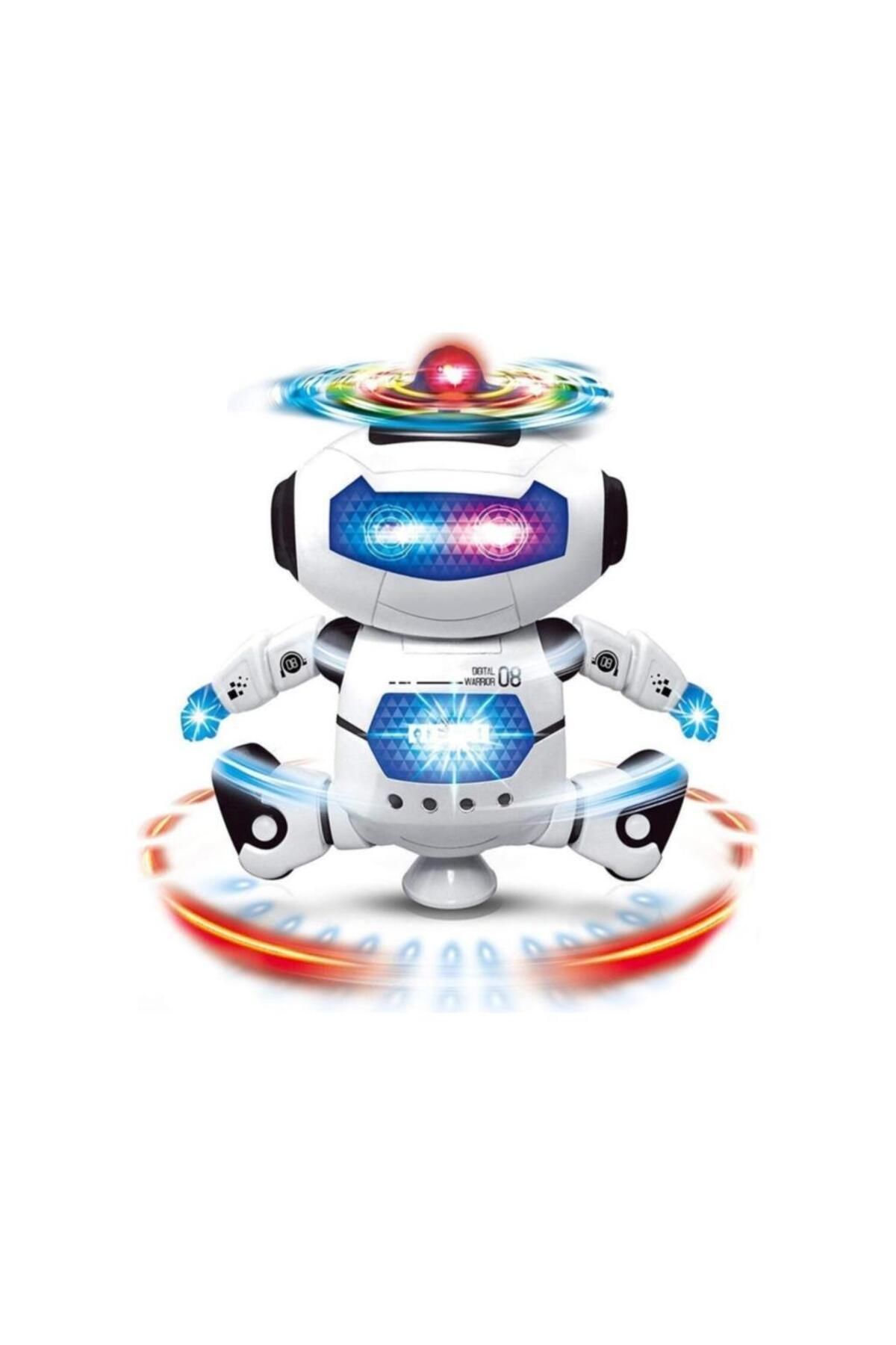 TORUTOYS 3d Işıklı Ve Müzikli Dans Eden Robot
