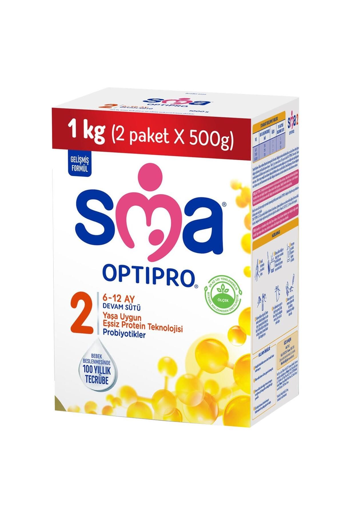 SMA Optipro Probiyotik 2 Devam Sütü 1000 gr