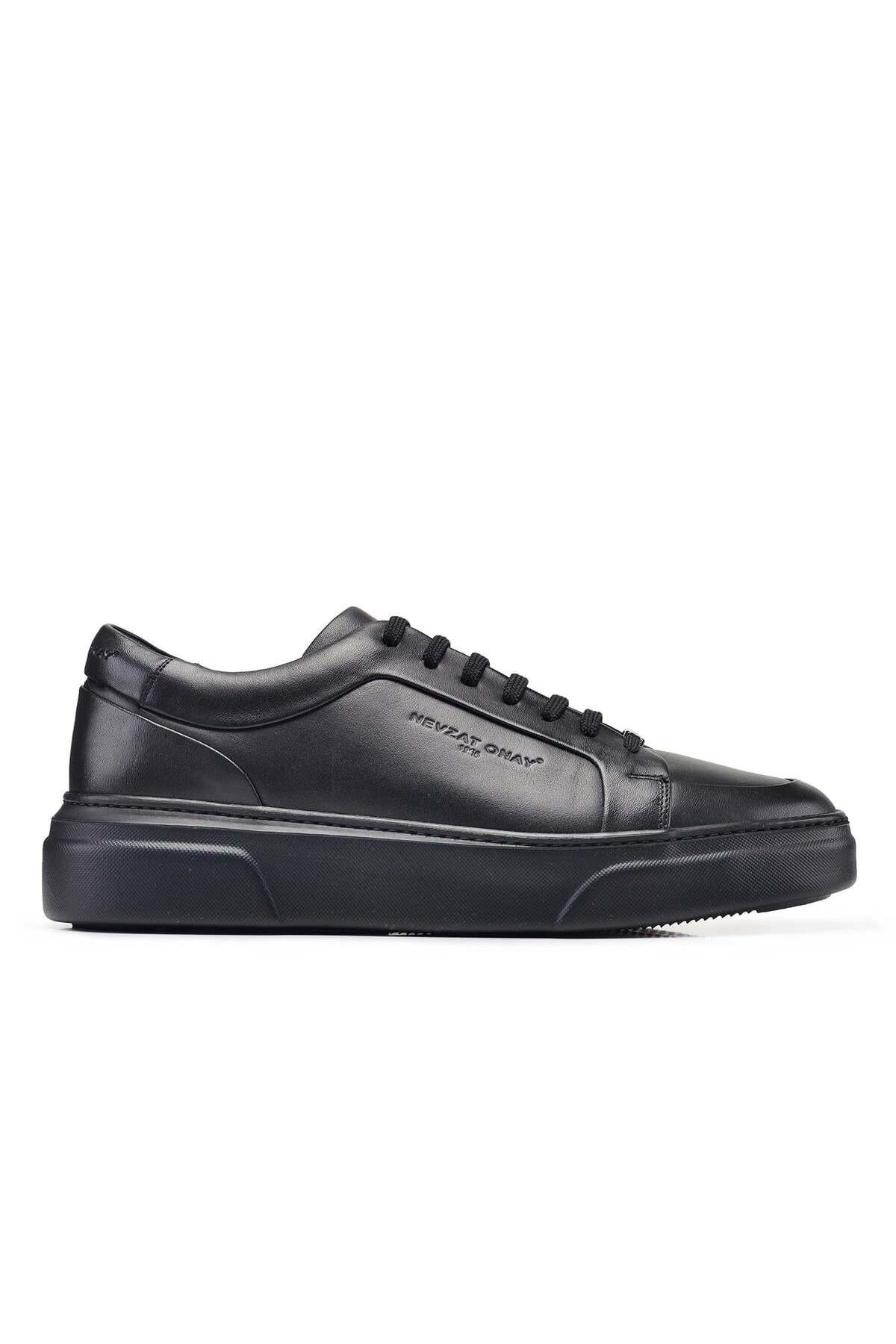 Nevzat Onay Siyah Bağcıklı Sneaker -92181-