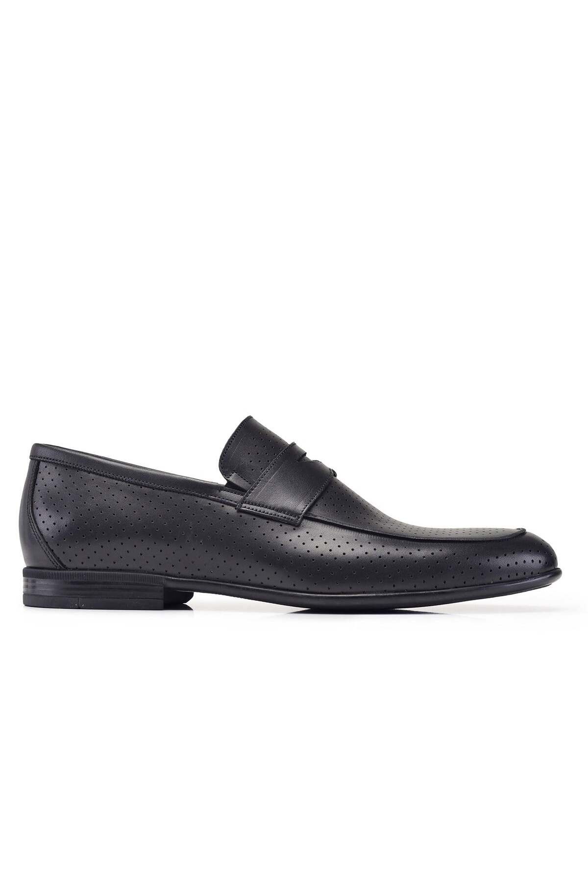 Nevzat Onay Siyah Günlük Loafer Erkek Ayakkabı -12181-