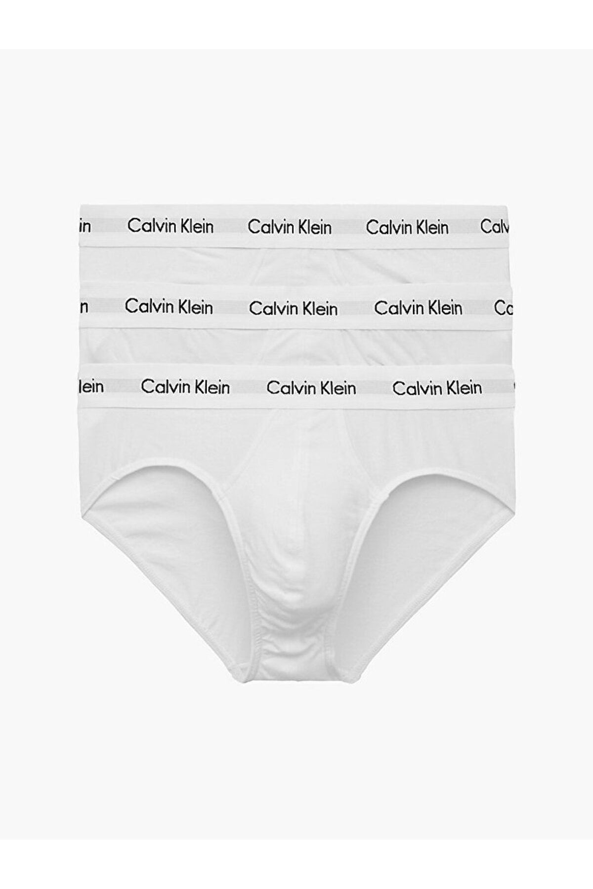 Calvin Klein Erkek Marka Logolu Elastik Bantlı Günlük Kullanıma Uygun Beyaz Boxer 0000u2661g-100
