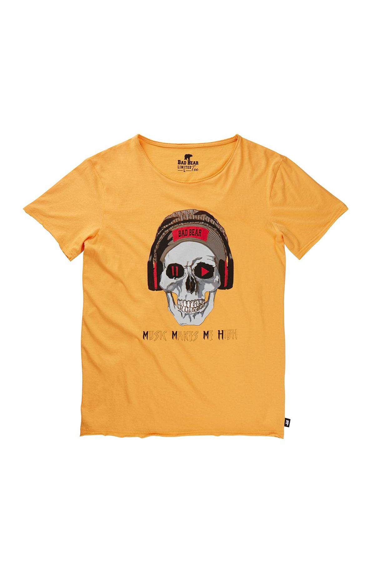 Bad Bear Erkek Mustard T-shirt 19.01.07.022-c25