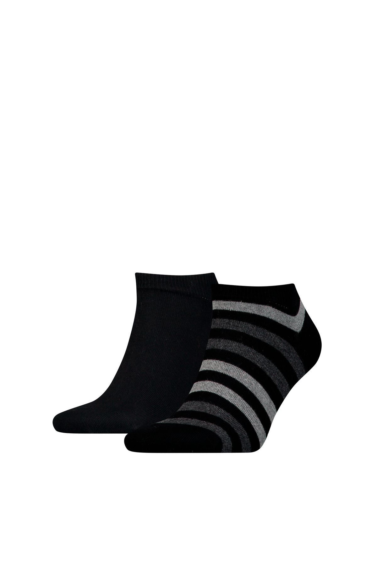 Tommy Hilfiger Erkek Marka Logolu Pamukllu Kısa Günlük Kullanıma Uygun Siyah-siyah Kareli Çorap Som3820000-200
