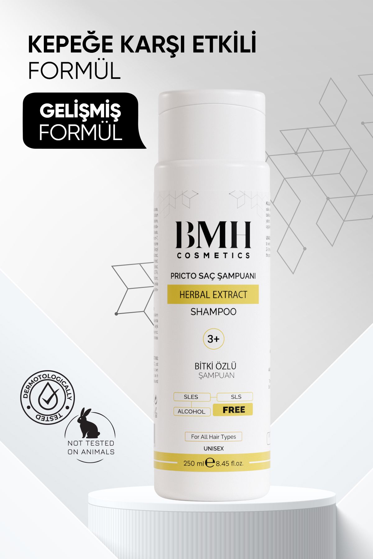 BMH Cosmetics Pricto 3 Seboreik Dermatit Kepek Şampuanı 250 ml