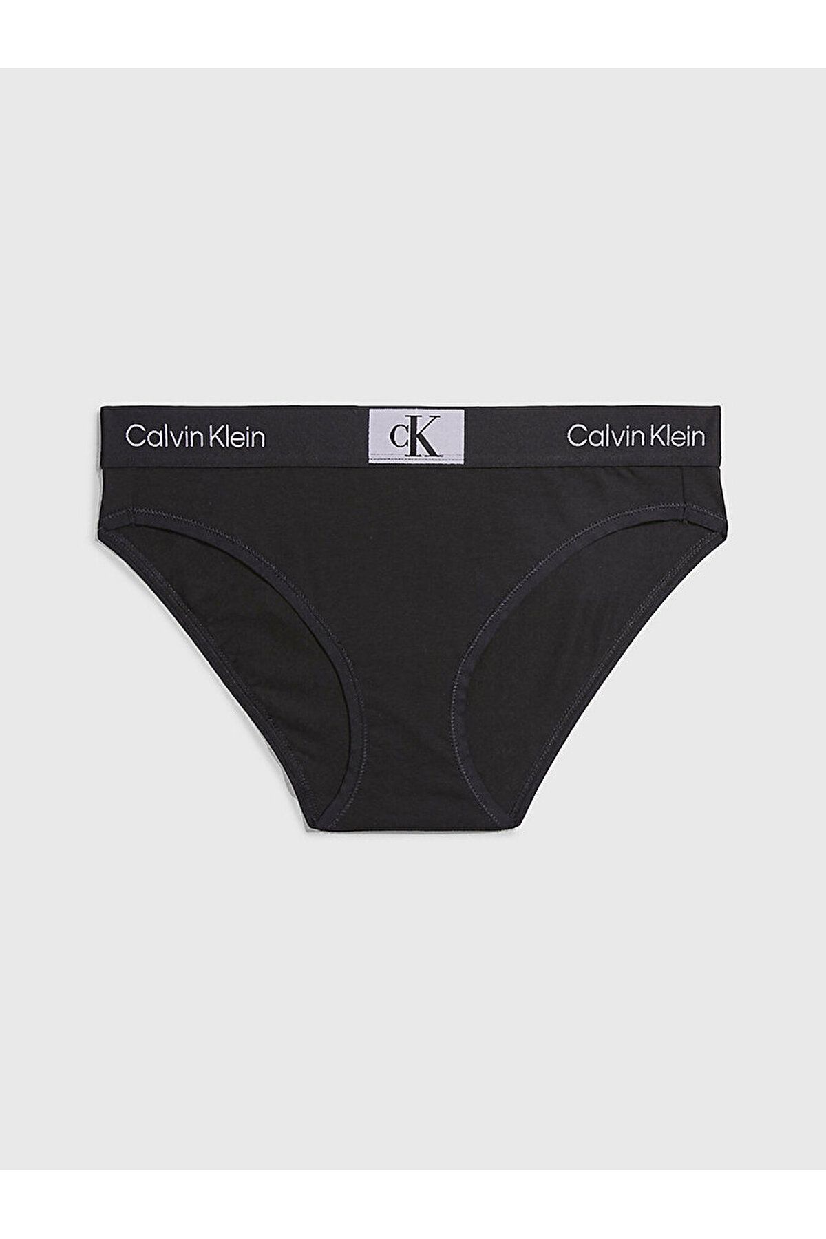 Calvin Klein Kadın Imzalı Elastik Bantlı Siyah Külot 000qf7222e-ub1