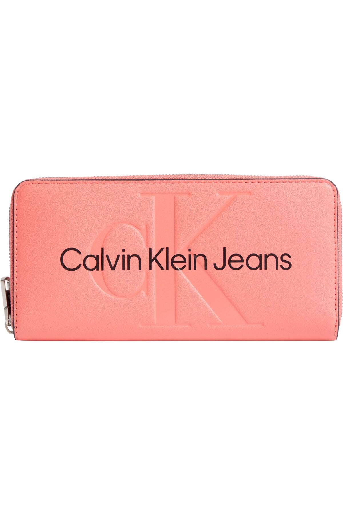 Calvin Klein Kadın Marka Logolu Şık Tasarımlı Birden Fazla Bölmeli Pembe Cüzdan K60k607634-Tco