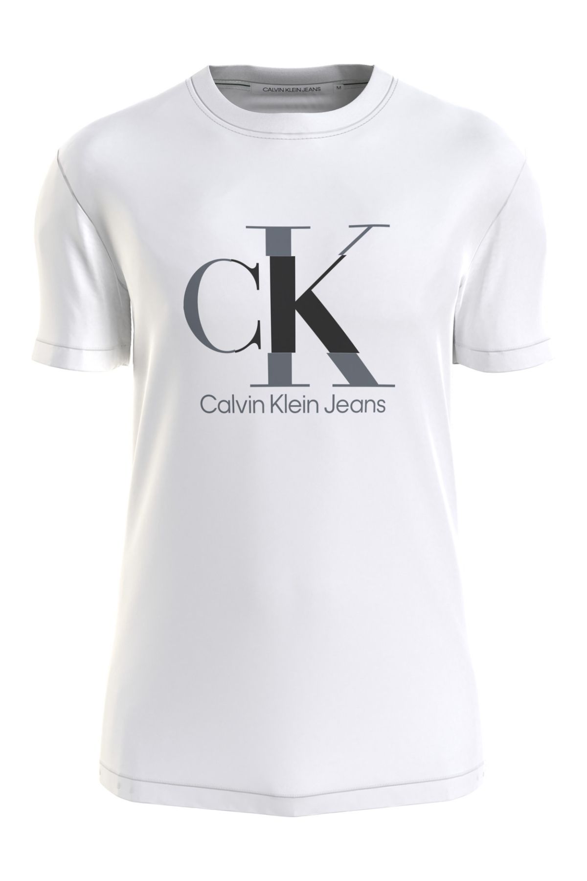 Calvin Klein Erkek Beyaz T-shirt J30j323299yaf-beyaz