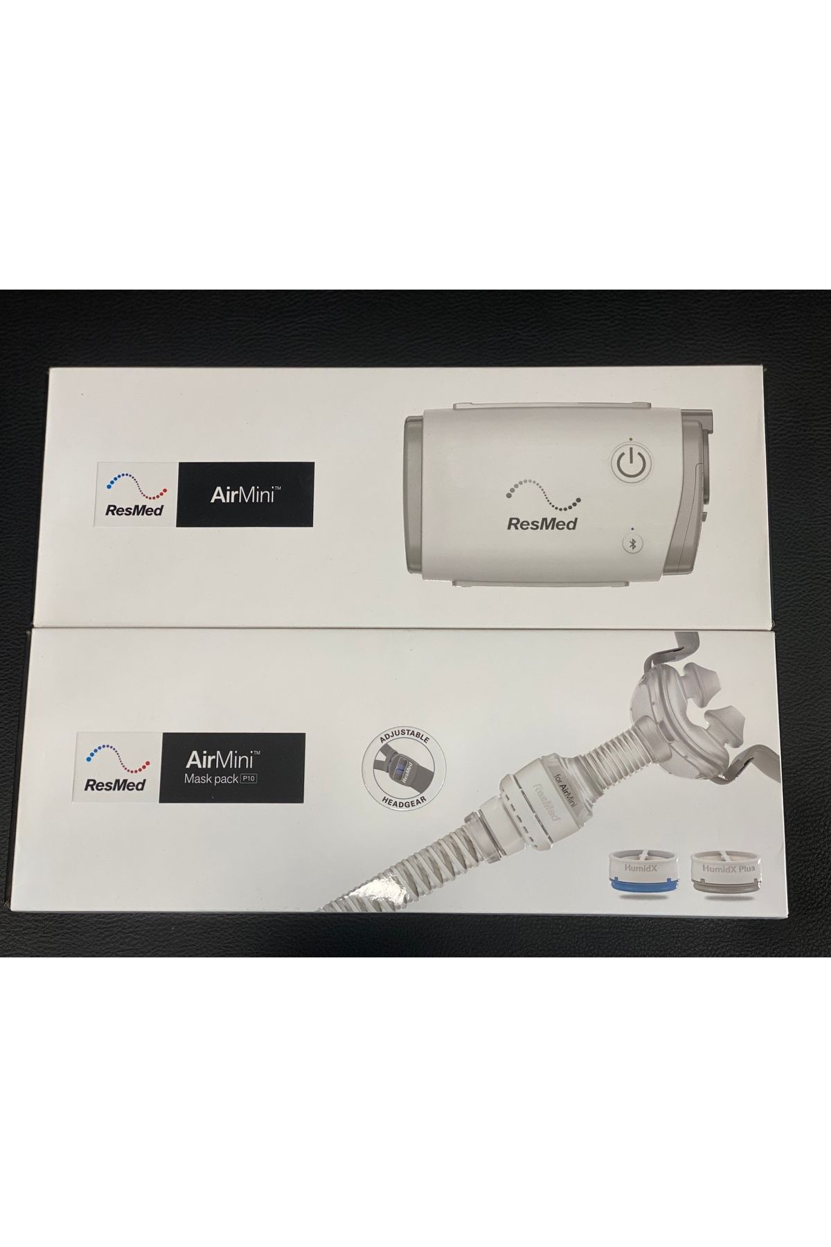 Resmed AirMini En Küçük Taşınabilir Otomatik CPAP Cihazı + ResMed P10 Maske+AirMini Bağlantısı
