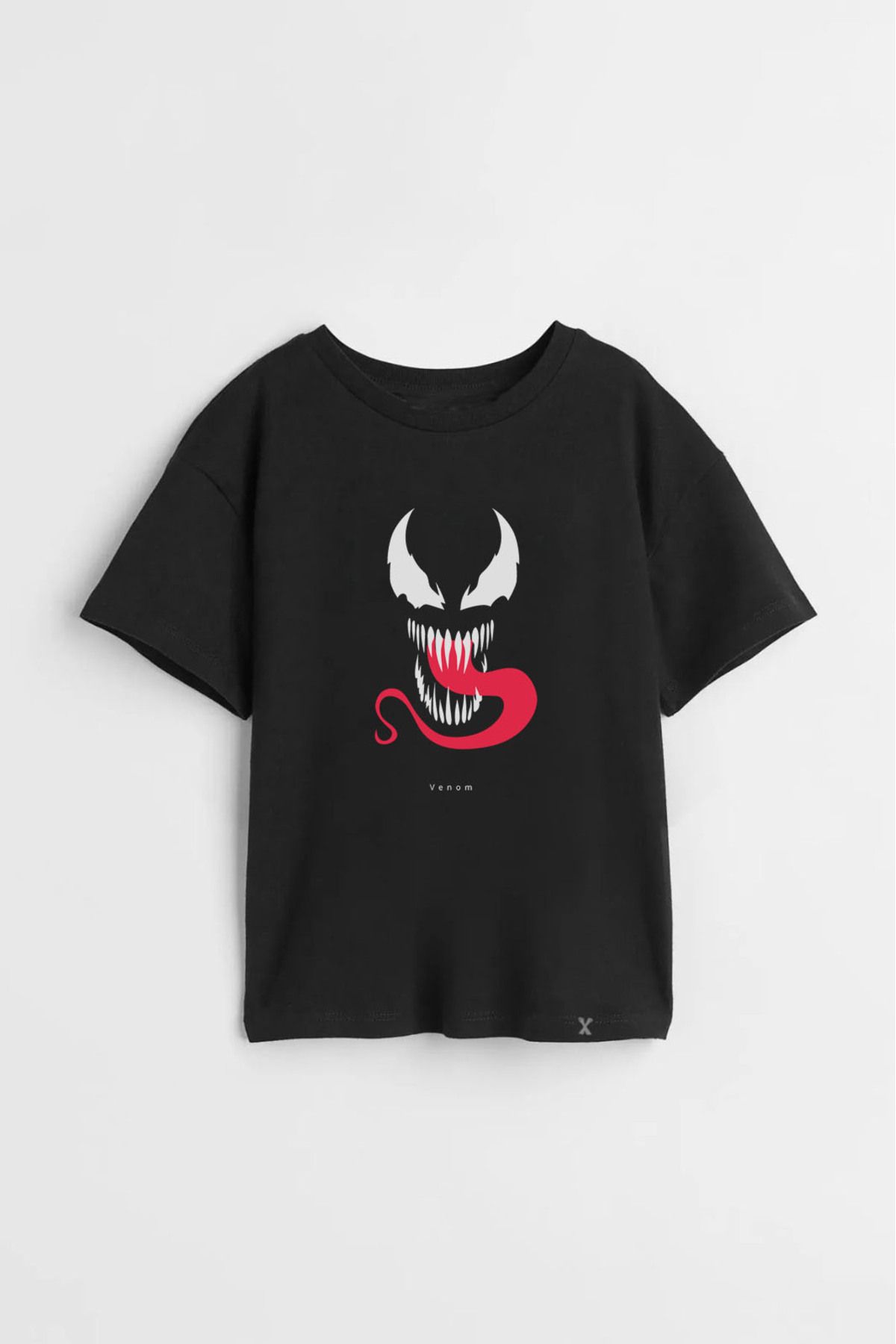Darkia Marvel Venom Baskılı Çocuk Regular Fit Bisiklet Yaka Kısa Kollu Tişört