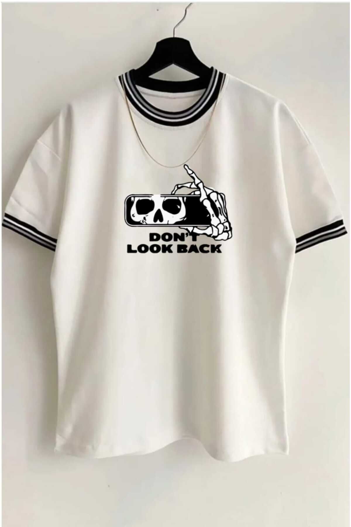 NİCE Oneoctobeer Unisex Beyaz Yeni Sezon Oversize Yazlık T-shirt