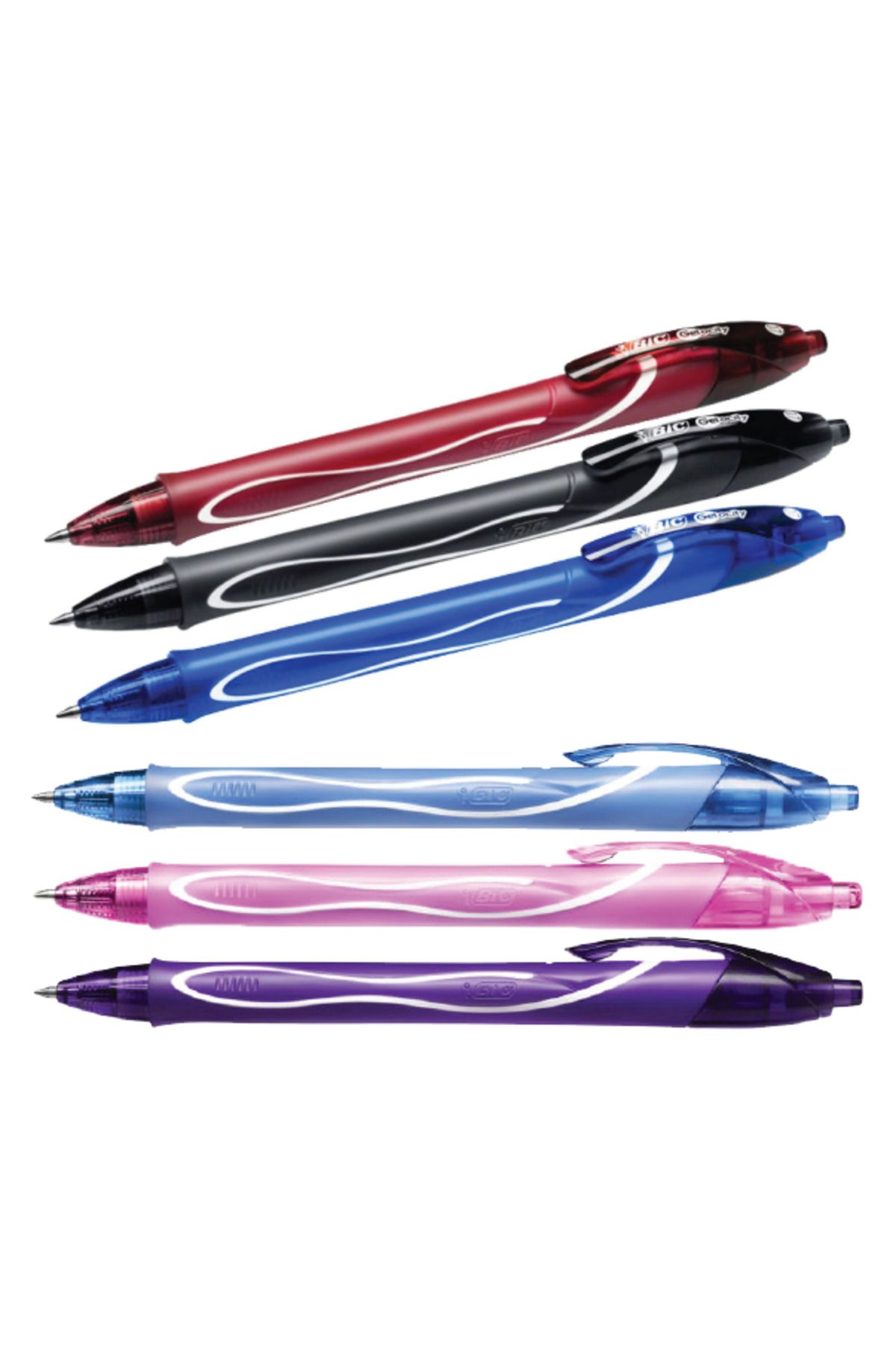 Bic Gelocity Hızlı Kuruyan Jel Kalem 0,7mm Tüm Renkler Set (6 RENK)