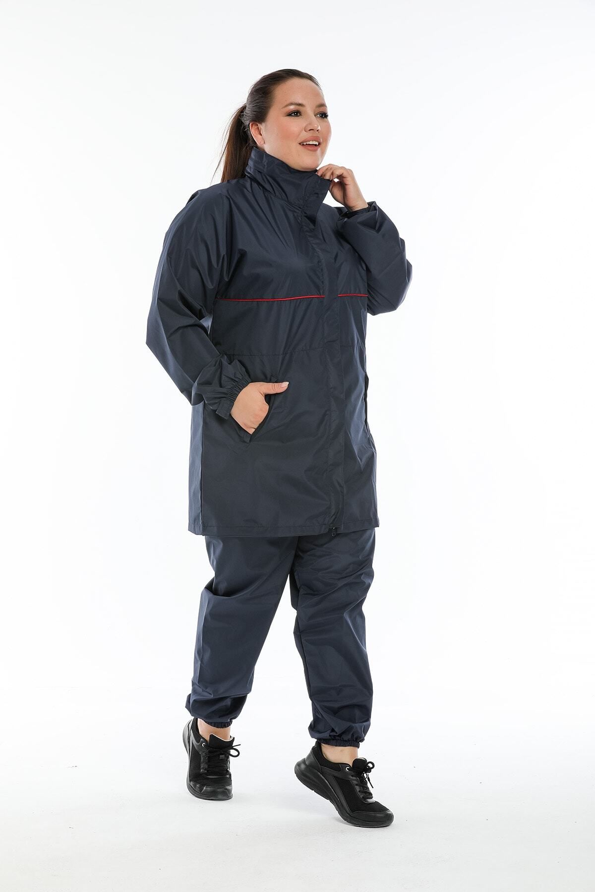 FitBlue Tunik Model Termal Sauna Eşofman, Tesettür Model Sauna Eşofman, Terleme Eşofmanı