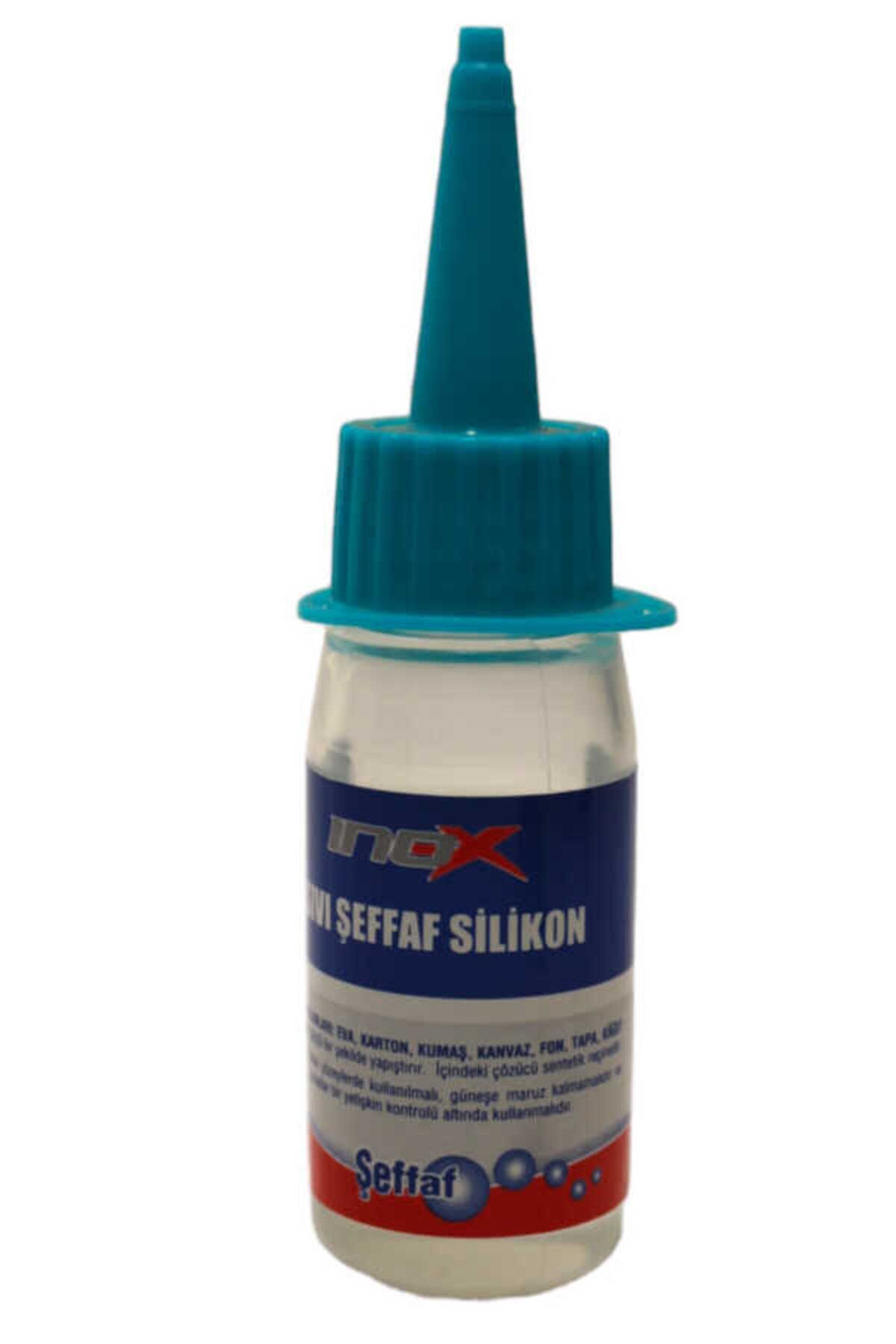 Genel Markalar Inox Sıvı Şeffaf Silikon 30 ml 05003
