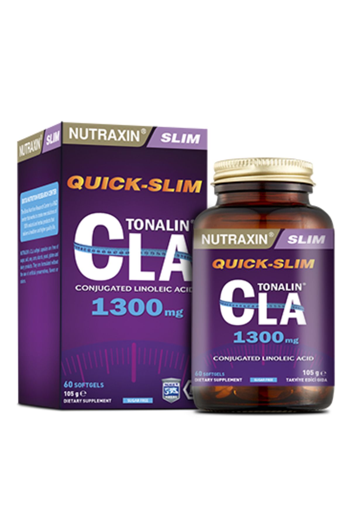 Nutraxin Quick Slim Tonalin Cla 1300 Mg 60 Softjel