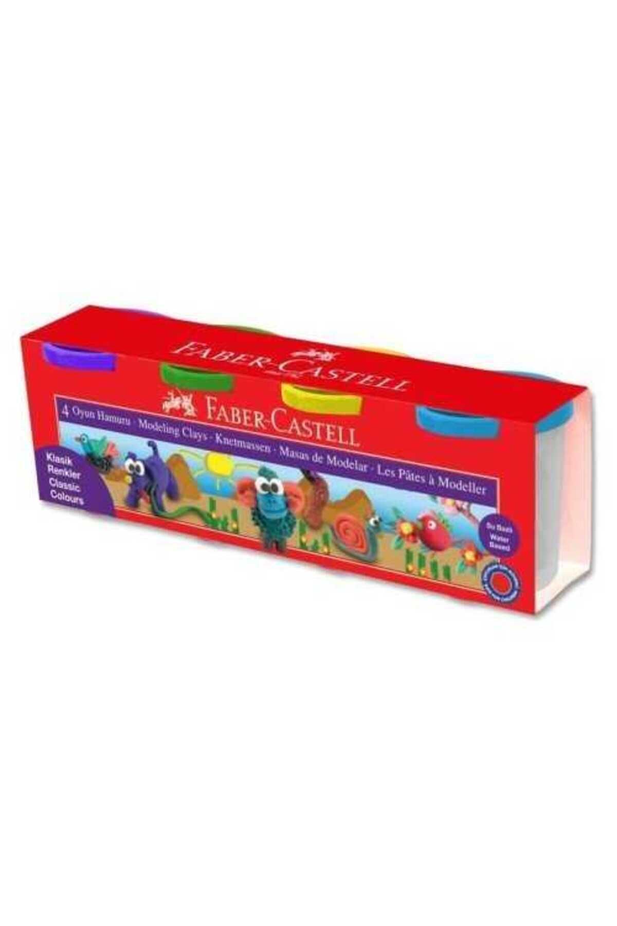 Faber Castell 4 Renk Pastel Renk Oyun Hamuru