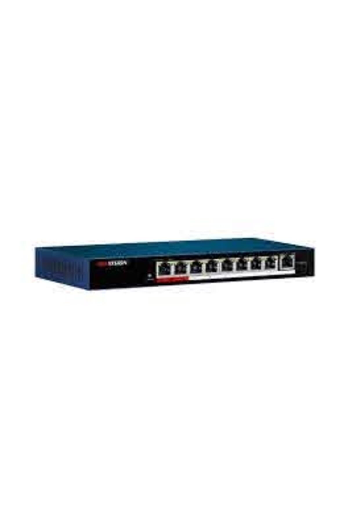 Hikvision 8 Portlu 10-100 Fast Ethernet Switch - 8 Port Poe 60W Switch