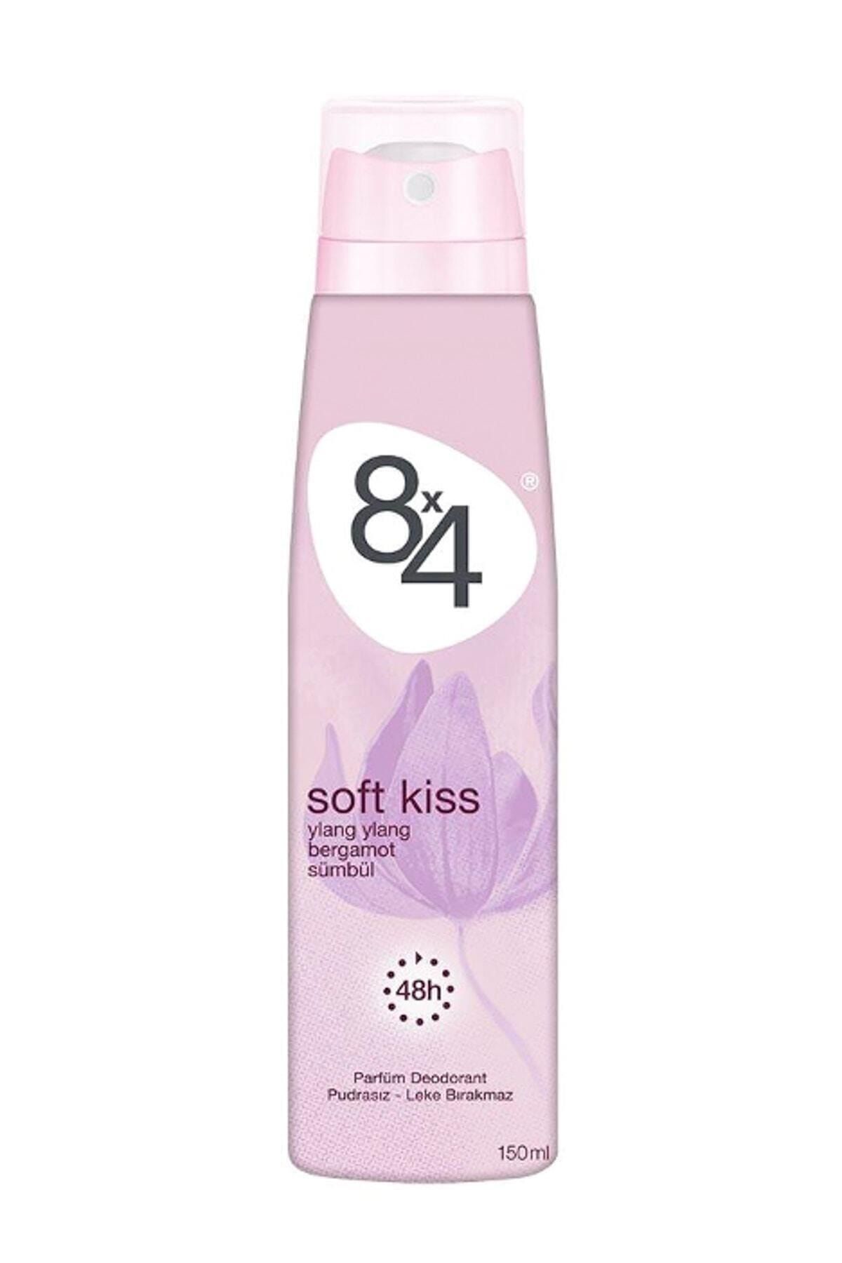 8x4 Soft Kiss Deodorant Sprey Kadın 150 ml
